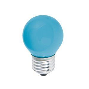Heitronic žárovka modrá P45 15W 230V E27 10593
