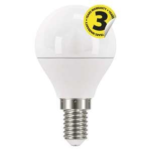 EMOS LED žárovka Classic Mini Globe 6W E14 teplá bílá 1525731203 Teplá bílá