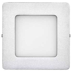 EMOS LED panel 120×120, přisazený stříbrný, 6W neutrální bílá 1539067140