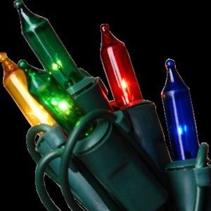 Exihand Vánoční řetěz osvětlení venkovní 80 žárovek barevné 24V