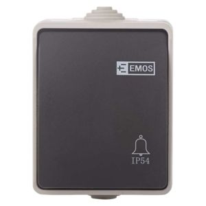 EMOS Ovládač tlačítkový 1/0, IP54 1950011201