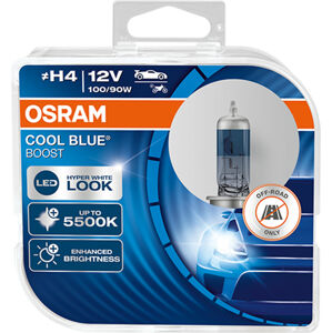 OSRAM H4 62193CBB-HCB COOL BLUE BOOST 5500K 100/90W 12V P43t duobox NENÍ HOMOLOGOVÁNO