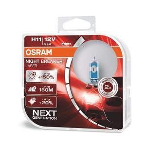 OSRAM H11 64211NL-HCB NIGHT BREAKER LASER 55W 12V plus 150procent 2ks