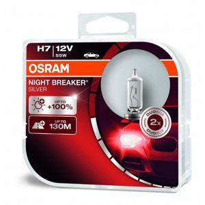OSRAM H7 64210NBS-HCB NIGHT BREAKER SILVER +100% 55W