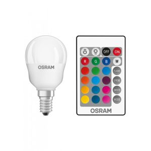 OSRAM LED STAR+ CL P RGBW FR 25 stmívatelné ovladačem 4,5W/827 E14