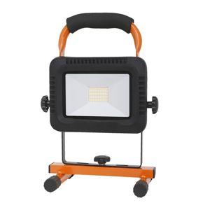 Solight LED reflektor 20W, přenosný, nabíjecí, 1600lm, oranžovo-černý WM-20W-DE