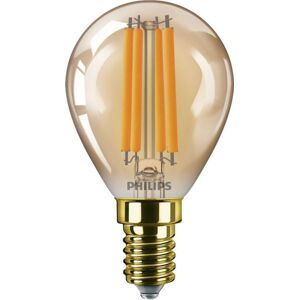 Philips LED filament žárovka E14 P45 6W (40W) 470lm 1800K nestmívatelná, jantarová