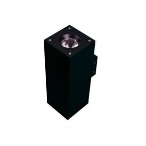 KOHL LIGHTING KOHL-Lighting HAMMER SQ nástěnné svítidlo 100x100x270 mm černá 15° 30 W CRI 80 3000K Non-Dimm