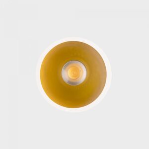 KOHL LIGHTING KOHL-Lighting NOON zapuštěné svítidlo s rámečkem pr.83 mm bílá-zlatá 38° 7 W  CRI 80 3000K Non-Dimm