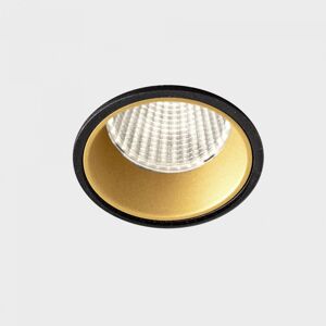 KOHL LIGHTING KOHL-Lighting VERSUS zapuštěné svítidlo s rámečkem pr. 80 mm černá-zlatá 38° 15 W CRI 80 3000K PUSH
