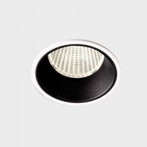 KOHL LIGHTING KOHL-Lighting VERSUS zapuštěné svítidlo s rámečkem pr. 80 mm bílá-černá 38° 15 W CRI 80 3000K PUSH