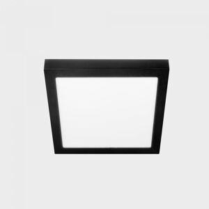 KOHL LIGHTING KOHL-Lighting DISC SLIM SQ stropní svítidlo 145x145 mm černá 12 W CRI 80 3000K 1.10V