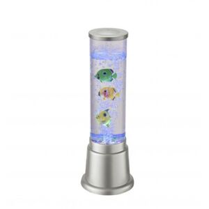 PAUL NEUHAUS LED vodní sloupec, stříbrná, průměr 12,5cm, dekorativní RGB LD 85127-21