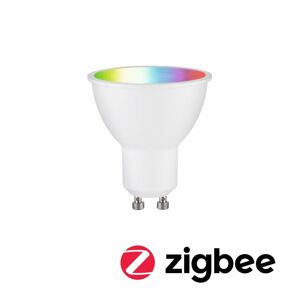 PAULMANN Standard 230V Smart Home Zigbee 3.0 LED reflektor GU10 4,8W RGBW+ stmívatelné bílá mat