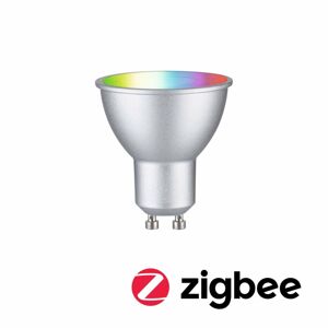 PAULMANN Standard 230V Smart Home Zigbee 3.0 LED reflektor GU10 4,8W RGBW+ stmívatelné matný chrom
