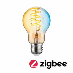 PAULMANN Filament 230V Smart Home Zigbee 3.0 LED žárovka E27 7,5W měnitelná bílá stmívatelné zlatá
