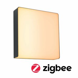 PAULMANN LED venkovní nástěnné svítidlo Smart Home Zigbee 3.0 Azalena pohybové čidlo HF senzor IP44 250x97mm CCT 8,5W 230V antracit umělá hmota/hliník