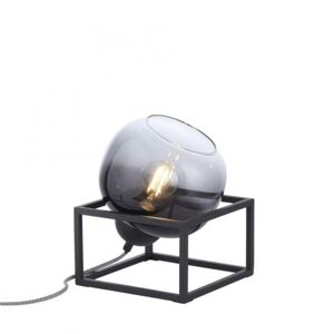 PAUL NEUHAUS LEUCHTEN DIREKT stolní lampa 1 ramenné černé kouřové sklo moderní do interiéru LD 15423-18