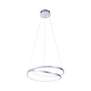PAUL NEUHAUS LED závěsné svítidlo, imitace plátkového stříbra, moderní design SimplyDim 3000K PN 2472-21