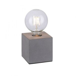 PAUL NEUHAUS Stolní lampa, barva betonu, E27, vyměnitelné LED, IP20