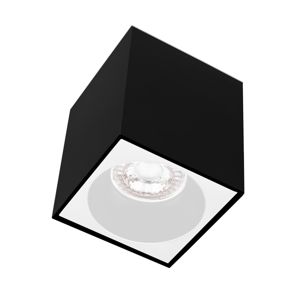 CENTURY ESSENZA přisazené svítidlo SQ GU10 černá/bílá 80mm