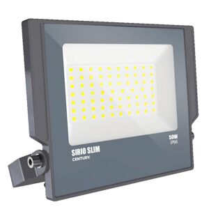 CENTURY LED reflektor SIRIO SLIM 50W 6000K 110d 178x200x28mm IP66 IK08