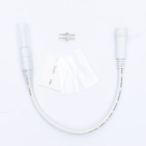 DecoLED Prodlužovací kabel pro světelné hadice 0,25m, bílý, samčí, IP67