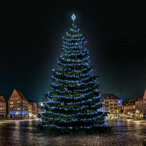 DecoLED LED světelná sada na vánoční stromy vysoké 21-23 m, modrá