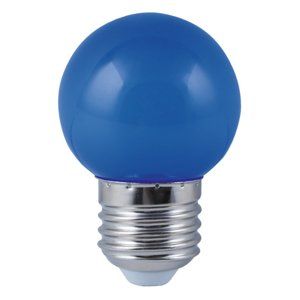 HEITRONIC LED žárovka G45 modrá E27 2W 17049