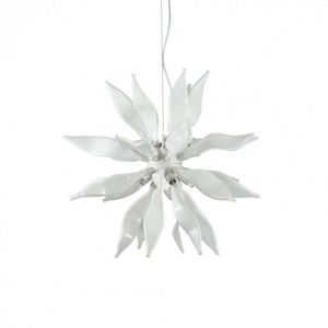 Dekorativní/ závěsné svítidlo Ideal Lux Leaves SP8 bianco 111957