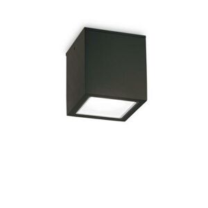 Venkovní stropní přisazené svítidlo Ideal Lux TECHO PL1 BIG NERO 251530 GU10 1x20W IP54 15cm černé