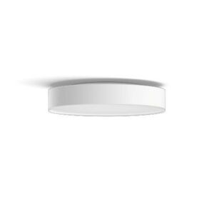 Hue Bluetooth LED White Ambiance Stropní svítidlo Philips Enrave M 41159/31/P6 19,2W 2450lm 2200-6500K IP20 38,1cm bílé, stmívatelné s dálkovým ovladačem