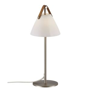 NORDLUX stolní lampa Strap 25W G9 nikl opál 2020025001