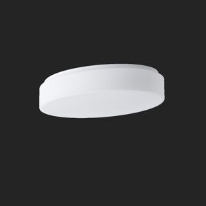 OSMONT 48192 GEMINI 1 stropní/nástěnné skleněné svítidlo bílá IP43 3000 K 20W LED nouzové kombinované 3 h