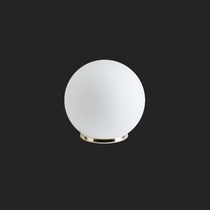 OSMONT 50537 BIANCA 2 stolní skleněná lampa mosaz leštěná / bílá IP40 40W E27