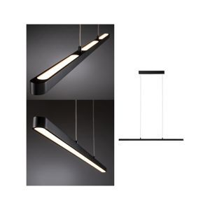 Paulmann LED závěsné svítidlo Lento 40W černá stmívatelné nastavitelná výška 796.93 P 79693