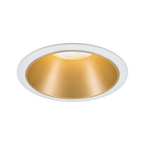 PAULMANN Vestavné svítidlo LED Cole 6,5W bílá/zlatá mat 3-krokové-stmívatelné 2700K teplá bílá 934.05